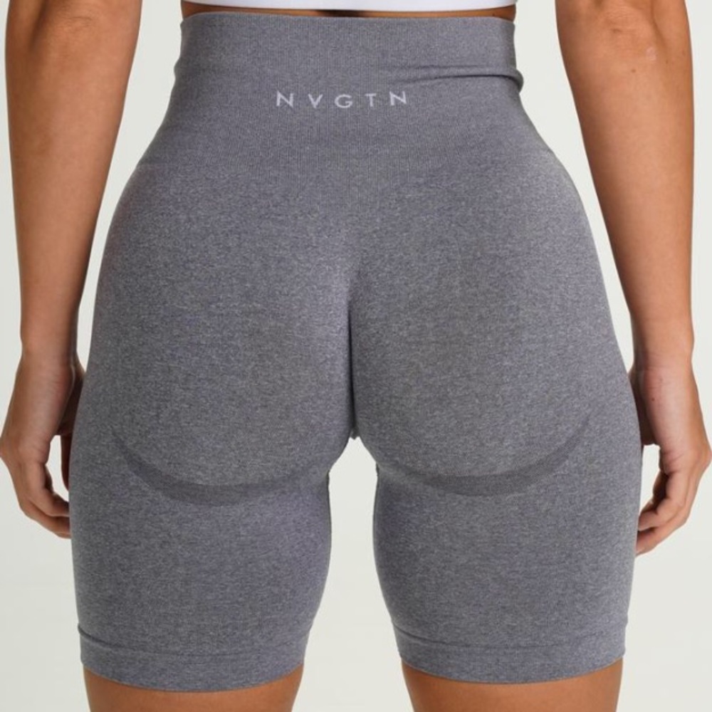 NVGTN Grey Biker Shorts